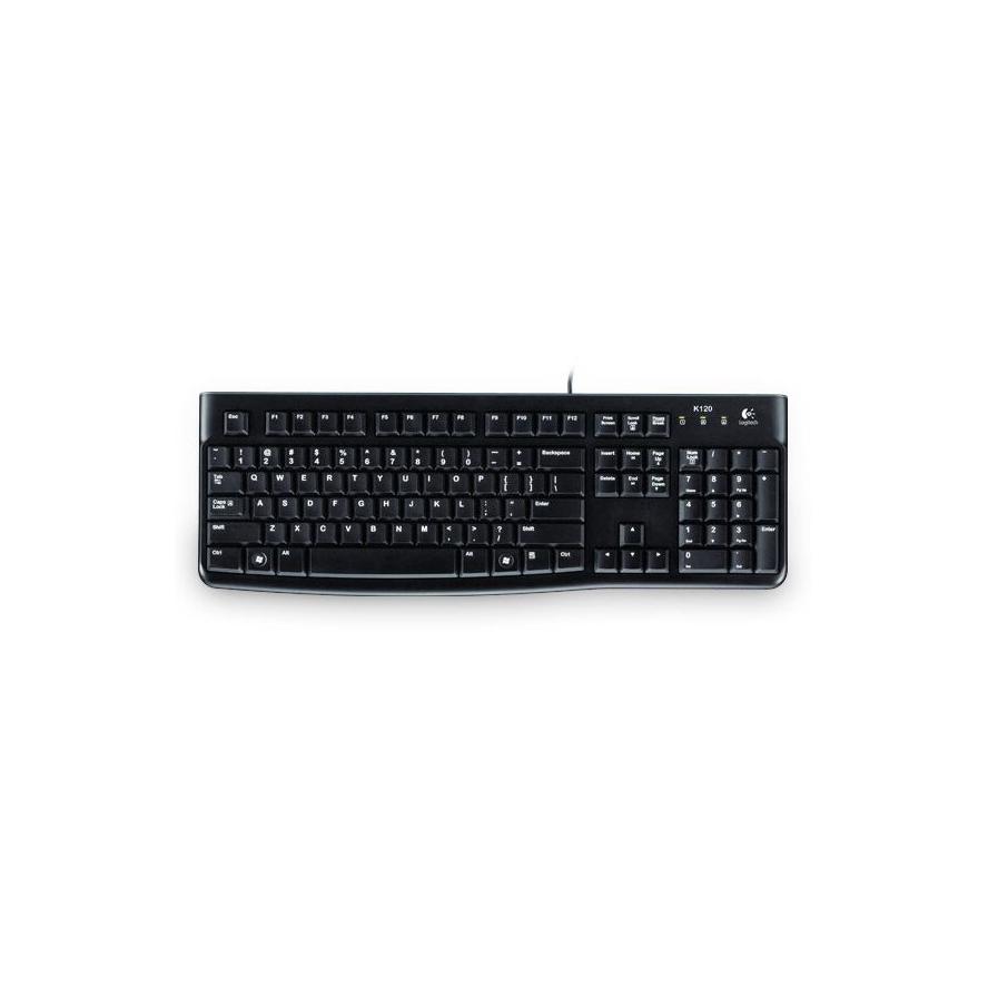 Logitech USB Keyboard K120 schwarz